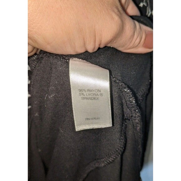 J. Jill Top Tunic Shirt Wearever Collection Sz L Black White Oversized Office - Picture 8 of 9